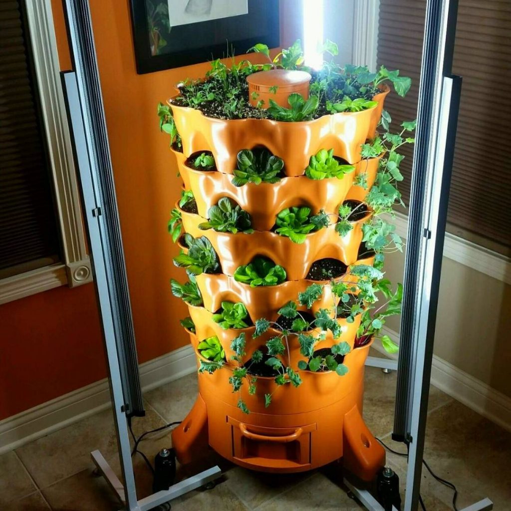grow light garden tower