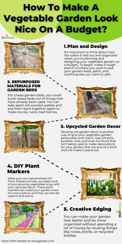 How To Make A Vegetable Garden Look Nice On A Budget? Slick Garden
