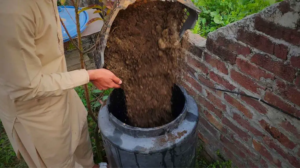 Mix Compost Into The Soil